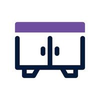 cabinet icon. dual tone icon for your website, mobile, presentation, and logo design. vector