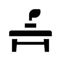 table icon. glyph icon for your website, mobile, presentation, and logo design. vector