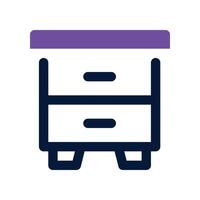 chest icon. dual tone icon for your website, mobile, presentation, and logo design. vector