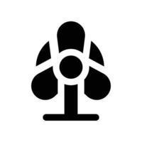 fan icon. glyph icon for your website, mobile, presentation, and logo design. vector