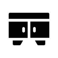 cabinet icon. glyph icon for your website, mobile, presentation, and logo design. vector