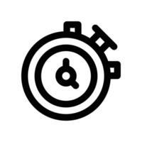 stopwatch icon. line icon for your website, mobile, presentation, and logo design. vector