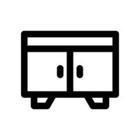 cabinet icon. line icon for your website, mobile, presentation, and logo design. vector
