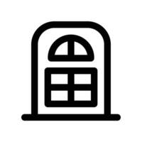 door icon. line icon for your website, mobile, presentation, and logo design. vector