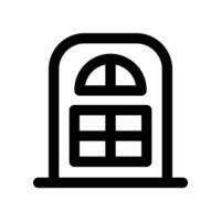 door icon. line icon for your website, mobile, presentation, and logo design. vector