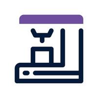 coffee machine icon. dual tone icon for your website, mobile, presentation, and logo design. vector