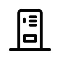 locker icon. line icon for your website, mobile, presentation, and logo design. vector