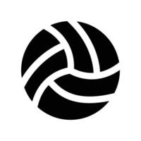 vóleibol icono. glifo icono para tu sitio web, móvil, presentación, y logo diseño. vector