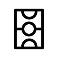 basketball court icon. line icon for your website, mobile, presentation, and logo design. vector