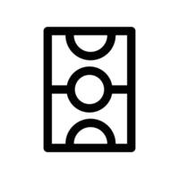 basketball court icon. line icon for your website, mobile, presentation, and logo design. vector