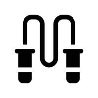 skipping rope icon. glyph icon for your website, mobile, presentation, and logo design. vector