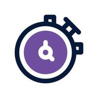 stopwatch icon. dual tone icon for your website, mobile, presentation, and logo design. vector