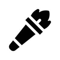 torch icon. glyph icon for your website, mobile, presentation, and logo design. vector