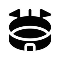 stadium icon. glyph icon for your website, mobile, presentation, and logo design. vector