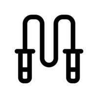 skipping rope icon. line icon for your website, mobile, presentation, and logo design. vector