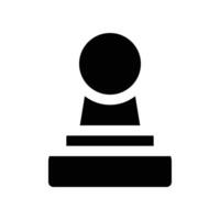 chess icon. glyph icon for your website, mobile, presentation, and logo design. vector