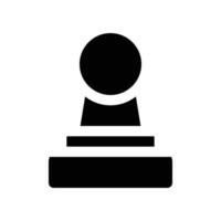 chess icon. glyph icon for your website, mobile, presentation, and logo design. vector