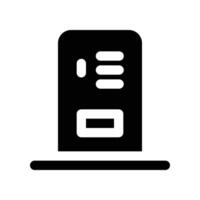 locker icon. glyph icon for your website, mobile, presentation, and logo design. vector