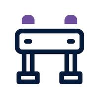 hurdle icon. dual tone icon for your website, mobile, presentation, and logo design. vector