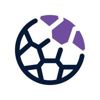 soccer icon. dual tone icon for your website, mobile, presentation, and logo design. vector