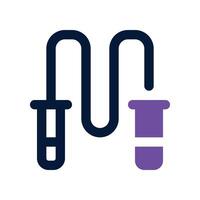 skipping rope icon. dual tone icon for your website, mobile, presentation, and logo design. vector