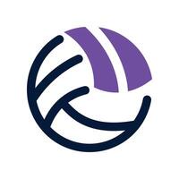 vóleibol icono. doble tono icono para tu sitio web, móvil, presentación, y logo diseño. vector