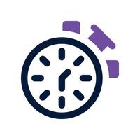 timer icon. dual tone icon for your website, mobile, presentation, and logo design. vector
