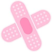 Bandage icon in flat style isolated on white background. vector