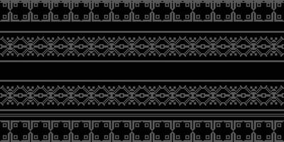 Elegant fabric borders and intricate textile patterns for fashion designs, adding sophistication to garments. Ideal for dressmaking and high-end apparel. vector