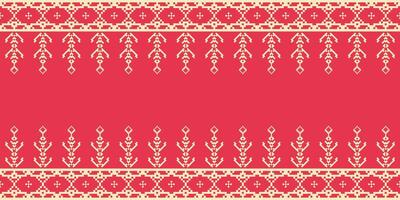 Elegant Textile Border with Floral Motif.Vintage Textile Border for Classic Designs.Colorful Textile Border with Geometric Patterns vector