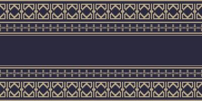 Elegant Textile Border with Floral Motif.Vintage Textile Border for Classic Designs.Colorful Textile Border with Geometric Patterns vector