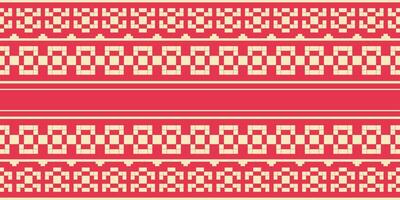 Elegant Textile Border with Floral Motif.Vintage Textile Border for Classic Designs.Colorful Textile Border with Geometric Patterns vector