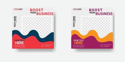 Bussiness poster for social media post or square web banner template design vector