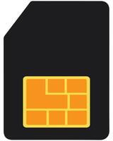 MicroSD icon isolated on white background. vector