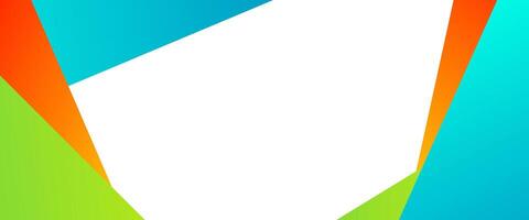 Abstract colorful paper cut banner background, asymmetrical gradient wallpaper. Suitable for templates, banners, cards, covers, web, pages, and others vector