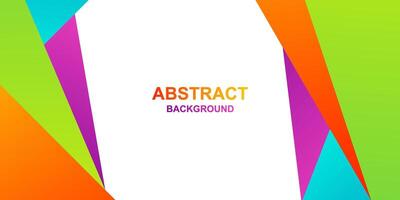 Abstract colorful paper cut background, asymmetrical gradient wallpaper. Suitable for templates, banners, cards, covers, web, pages, and others vector