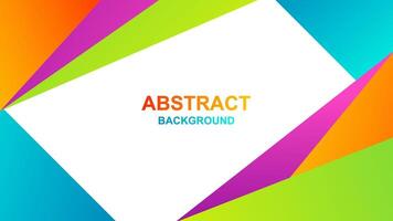 Abstract colorful paper cut background, asymmetrical gradient wallpaper. Suitable for templates, banners, cards, covers, web, pages, and others vector