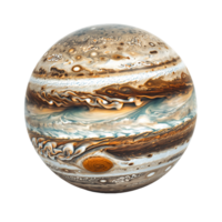 Jupiter auf transparent Hintergrund Schnitt aus Lager Foto Sammlung png