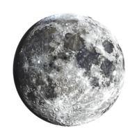 High Resolution Isolated Moon Cut Outs for Any Design Need png