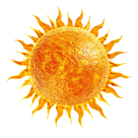 Freischalten Kreativität mit isoliert Sonne Schnitt Outs png