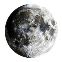 elegante isolato Luna tagliare out alto qualità immagini png