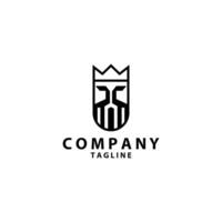 king logo design vector