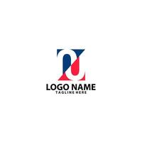 initial abstract letter NJ slice N logo design vector