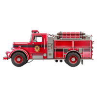 Fire engine isolated on transparent background png