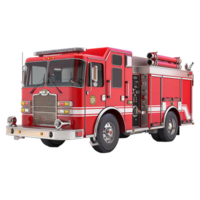 Fire engine isolated on transparent background png