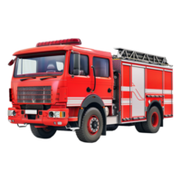 Fire engine isolated on transparent background png