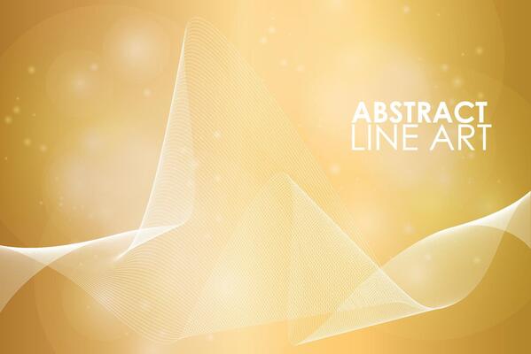 Gold waves with a shining background, Abstract golden wave background