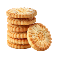 boter koekjes biscuit met tarwe geïsoleerd Aan transparant achtergrond png