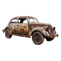 Apocalyptic car isolated on transparent background png