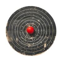 Dartboard isolated on transparent background png